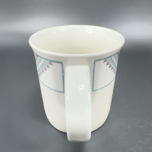 Mikasa Intaglio Santa Fe Ceramic Coffee Mug Cup Set 2 Mugs Cups Set Stoneware - Picture 8 of 14